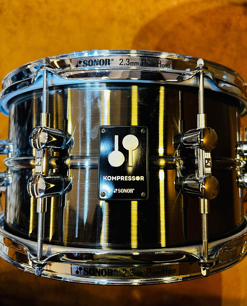 Sonor Kompressor Brass Snare 13x7